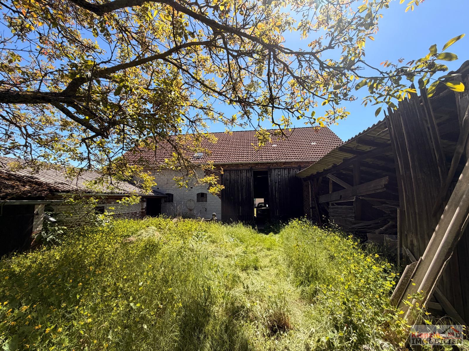 Hofanlage mit Haupthaus, Scheune und Nebengebäude in Oppelhain