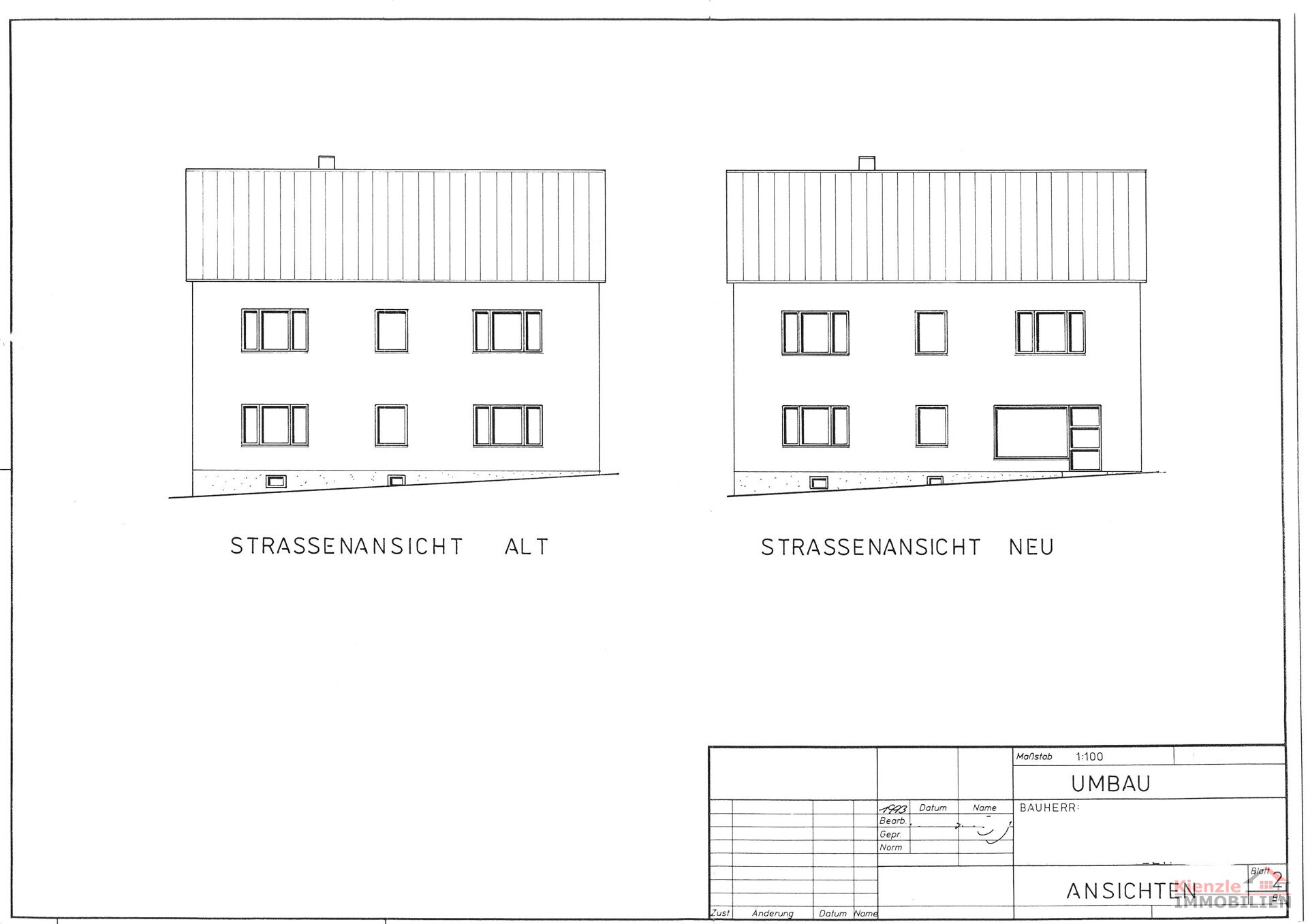 Wohn- und Geschäftshaus auf kleinem Grundstück in Hohenleipisch