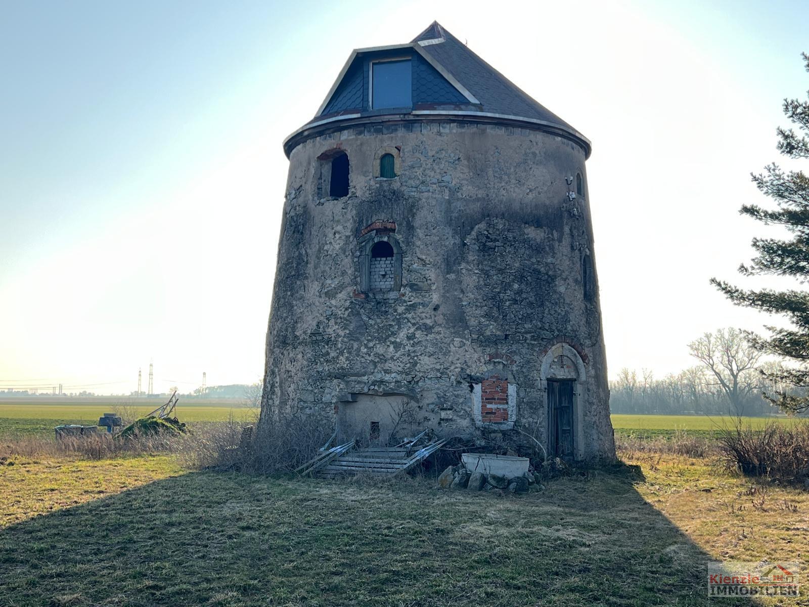 Historische & denkmalgeschütze ehemalige Windmühle - Einfamilienhaus-Windmühle bei Großenhain