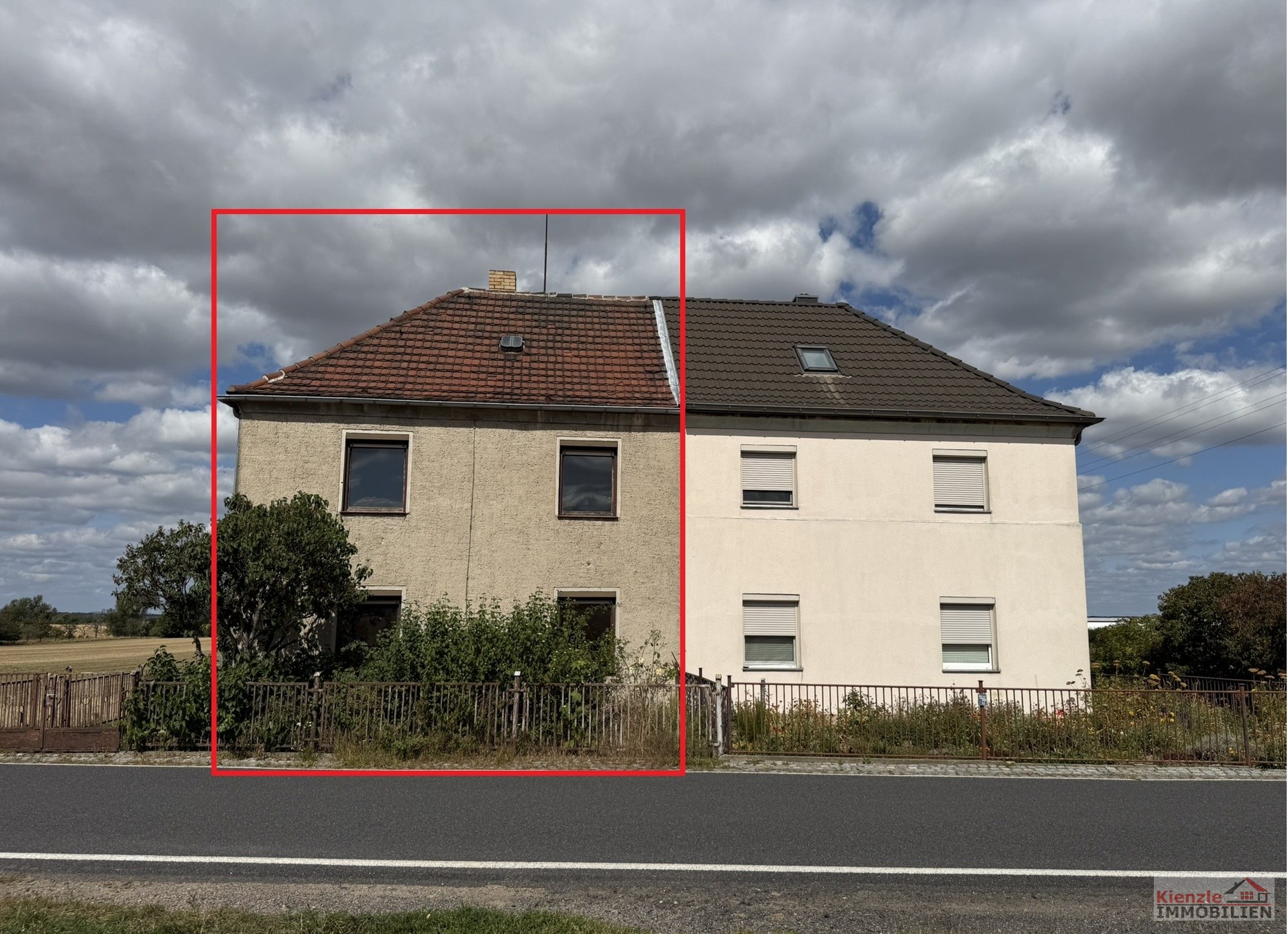 Doppelhaushälfte mit Anbau in Althirschstein bei Riesa und Lommatzsch