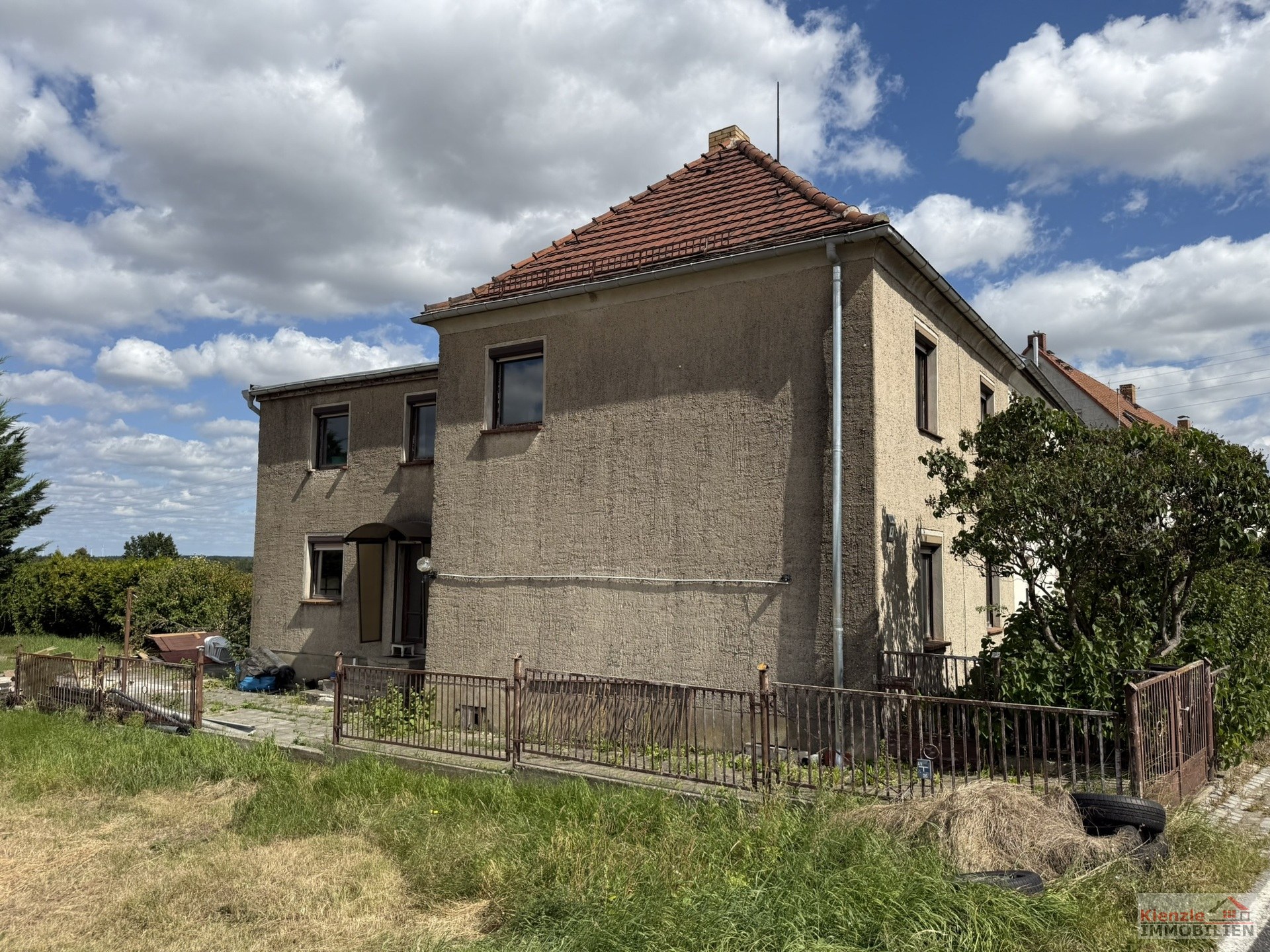 Doppelhaushälfte mit Anbau in Althirschstein bei Riesa und Lommatzsch