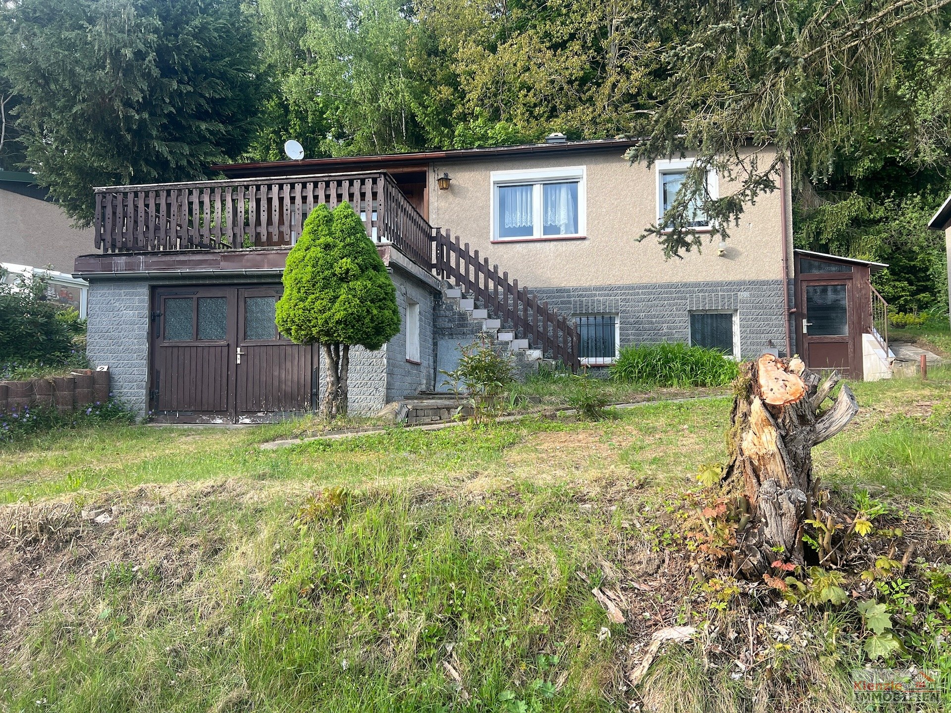 Wochenendhaus mit Garage in idyllischer Lage in Dittersbach-Ölmühle